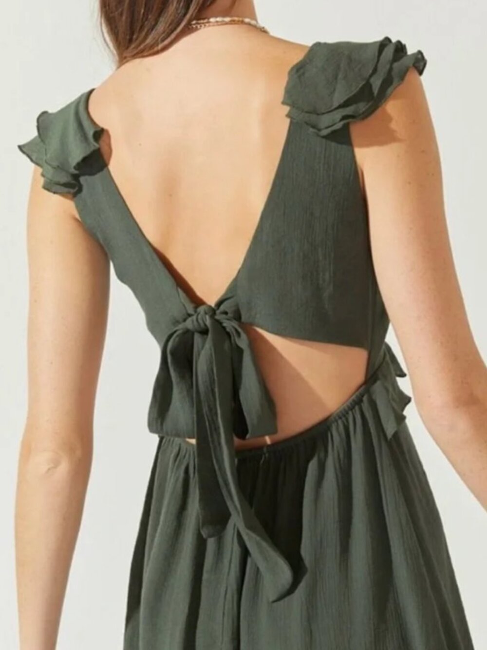 Kamal Ruffle Mini Dress Francescas XS - Picture 4 of 5